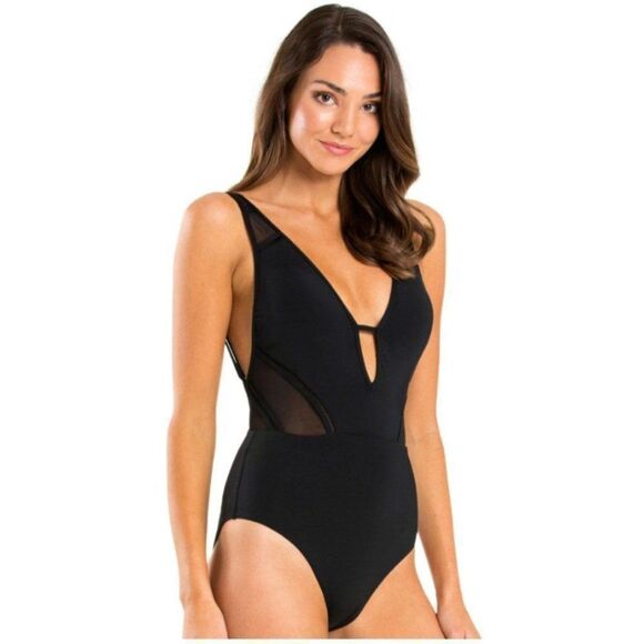 Jets by Jessika Allen Aspire plunge SZ 6 black - Picture 1 of 7